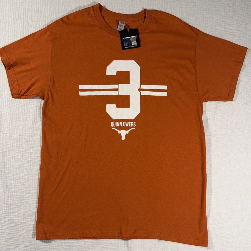 NWT The Victory Quinn Ewers Texas Longhorns Men’s Short Sleeve T-Shirt Size XXL